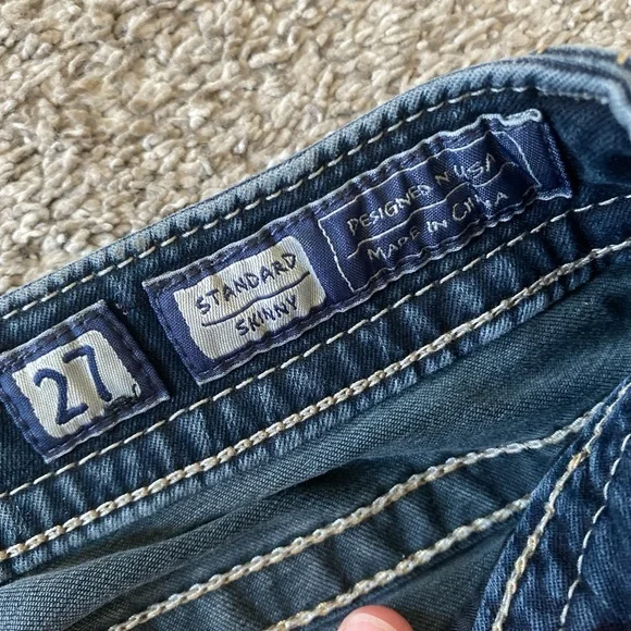 Miss Me Dark Blue Embellished Jeans - Picture 5 of 5